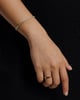 Round Bezel Tennis Bracelet - 4CT / 9K Gold 9k Yellow Gold
