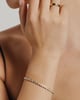 Round Bezel Tennis Bracelet - 4CT / 9K Gold 9k Yellow Gold