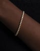 Round Bezel Tennis Bracelet - 4CT / 9K Gold 9k Yellow Gold