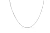 Adley - 45cm Open Diamond Cut Chain - 9k White Gold