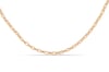Mabel - 45cm Diamond Cut Chain - 9k Rose Gold