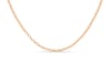 Mabel - 45cm Diamond Cut Chain - 9k Rose Gold