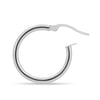 Alinta - 14k Hoop Earrings - 14k White Gold