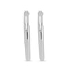 Alinta - 14k Hoop Earrings - 14k White Gold