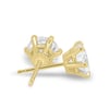Emilia - Round 6 Claw Earrings - 18k Yellow Gold