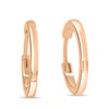 Emmeline - Huggie Hoop Earrings - 14k Rose Gold