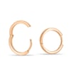 Emmeline - Huggie Hoop Earrings - 14k Rose Gold