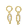 Lola - Marquise Earring Charm - 9k Yellow Gold