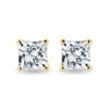 Patricia - Princess 4 Claw Earrings - 18k Yellow Gold