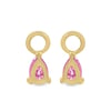 Tara  Pear Pink Sapphire Charms - 18k Yellow Gold
