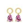 Tara  Pear Pink Sapphire Charms - 18k Yellow Gold