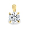 Aisling - Round Pendant - 18k Yellow Gold