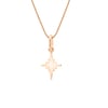 Gracie - Star Necklace Pendant - 9k Rose Gold