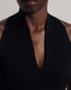 Initial Bezel Pendant with Chain - 9k Yellow Gold T