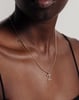 Initial Bezel Pendant with Chain - 9k Yellow Gold Z