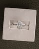 Platinum | 2.01ct - E - VS1 Radiant Lab Diamond | Lab Diamond side stones