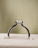 Platinum | 2.07ct - E - VVS2 Radiant Lab Diamond | Lab Diamond side stones