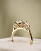 18k Yellow Gold | 1.92ct - E - VS1 Oval Lab Diamond | Lab Diamond side stones