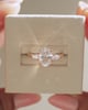 18k Rose Gold | 1.59ct - D - VVS2 Oval Lab Diamond | Lab Diamond side stones