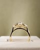 18k Yellow Gold | 1.58ct - F - VVS2 Oval Lab Diamond | Lab Diamond side stones