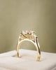 18k Yellow Gold | 1.58ct - F - VVS2 Oval Lab Diamond | Lab Diamond side stones