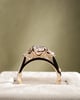 18k Rose Gold | 1.56ct - D - VS1 Oval Lab Diamond | Lab Diamond side stones