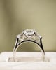 Platinum | 2.52ct - E - VVS2 Oval Lab Diamond | Lab Diamond side stones