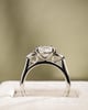 Platinum | 2ct - D - VS1 Oval Lab Diamond | Lab Diamond side stones