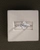 Platinum | 2ct - D - VS1 Oval Lab Diamond | Lab Diamond side stones