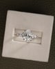 Platinum | 2ct - D - VS1 Oval Lab Diamond | Lab Diamond side stones