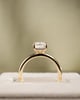 18k Yellow Gold | 2ct - E - VS1 Emerald Lab Diamond | Lab Diamond side stones