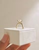 18k Yellow Gold | 1.49ct - E - VS1 Emerald Lab Diamond | Lab Diamond side stones