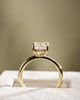 18k Yellow Gold | 2.67ct - E - VVS2 Emerald Lab Diamond | Lab Diamond side stones