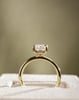 18k Yellow Gold | 2.03ct - E - VVS2 Emerald Lab Diamond | Lab Diamond side stones
