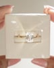 18k Yellow Gold | 2.08ct - E - VVS2 Emerald Lab Diamond | Lab Diamond side stones
