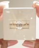18k Yellow Gold | 2.58ct - E - VVS2 Emerald Lab Diamond | Lab Diamond side stones