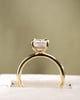 18k Yellow Gold | 2.52ct - D - VVS2 Emerald Lab Diamond | Lab Diamond side stones