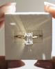 18k Yellow Gold | 2.5ct - D - VVS2 Emerald Lab Diamond | Lab Diamond side stones
