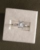 Platinum | 2.09ct - F - VVS2 Emerald Lab Diamond | Lab Diamond side stones