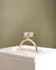 18k Yellow Gold | 2.65ct - E - VVS2 Emerald Lab Diamond | Lab Diamond side stones