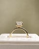 18k Yellow Gold | 2.65ct - E - VVS2 Emerald Lab Diamond | Lab Diamond side stones