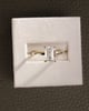 18k Yellow Gold | 2.1ct - E - VVS2 Emerald Lab Diamond | Lab Diamond side stones