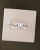 Platinum | 1.53ct - F - VVS2 Emerald Lab Diamond | Lab Diamond side stones