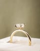 18k Yellow Gold | 1.51ct - E - VVS2 Emerald Lab Diamond | Lab Diamond side stones
