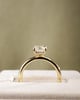 18k Yellow Gold | 1.51ct - E - VVS2 Emerald Lab Diamond | Lab Diamond side stones
