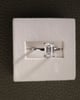 Platinum | 2.03ct - D - VVS2 Emerald Lab Diamond | Lab Diamond side stones