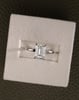 Platinum | 2.03ct - D - VVS2 Emerald Lab Diamond | Lab Diamond side stones