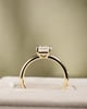 18k Yellow Gold | Low Set | 1.57ct - E - VS2 Emerald Lab Diamond
