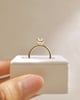 18k Yellow Gold | High Set | 1.85ct - F - VVS2 Emerald Lab Diamond