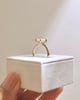 18k Yellow Gold | Low Set | 1.95ct - E - VVS2 Emerald Lab Diamond